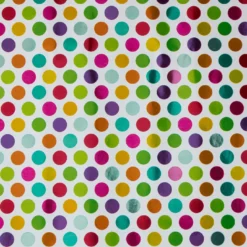 Geschenkpapier Geburtstag, Punkte/bunt, 2 m