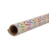 Geschenkpapier Kraft, Herzen/Rainbow, 2 m