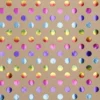 Geschenkpapier Kraft, Punkte/Rainbow, 2 m
