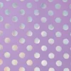 Geschenkpapier Neon/Punkte, flieder/silber, 2 m