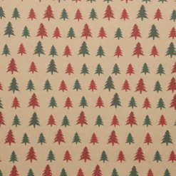 Geschenkpapier Weihnachten, Baum/braun, 3 m