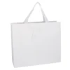 Geschenktüte Uni mit Schleife, weiß, 36 x 31 cm