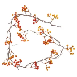 Girlande Minibeeren, orange, 120 cm