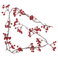 Girlande Minibeeren, rot, 120 cm