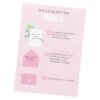 Grußkarte Puzzle mit Umschlag, Happy Birthday