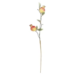 Hagebuttenzweig, orange, 45 cm