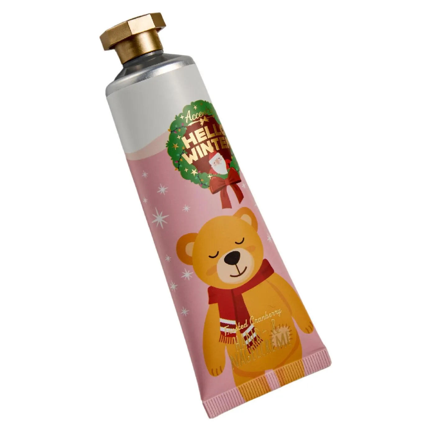 Handcreme Winter, Bär/rosa, 60 ml