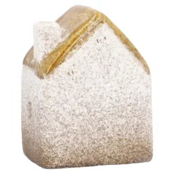 Haus Farbdach, gelb, 6.6 cm