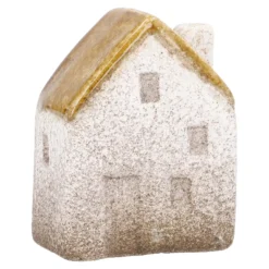 Haus Farbdach, gelb, 6.6 cm