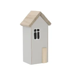Haus Fenster, hellgrau, 11 cm