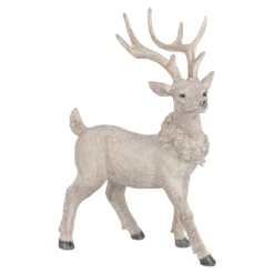 Hirsch Antik, Kopf rechts, 23 cm