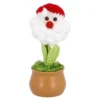 Häkel-Figur im Topf, Xmas/Weihnachtsmann, 14 cm