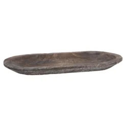 Holzschale Oval, braun, 41 x 21 cm