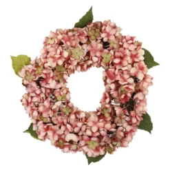 Hortensienkranz Edel, rosa, 45 cm