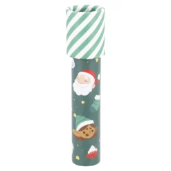 Kaleidoskop Weihnachten, grün/weiß, 14.5 cm