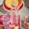 Karaffe mit Korken, Querrillen/klar, 1.2 l