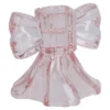 Kerzenständer Schleife, rosa, 7 cm