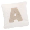 Kissen Buchstabe, A/creme, 30 x 30 cm