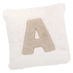 Kissen Buchstabe, A/creme, 30 x 30 cm