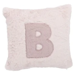 Kissen Buchstabe, B/rosa, 30 x 30 cm