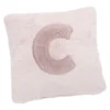 Kissen Buchstabe, C/rosa, 30 x 30 cm