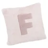 Kissen Buchstabe, F/rosa, 30 x 30 cm