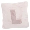 Kissen Buchstabe, L/rosa, 30 x 30 cm