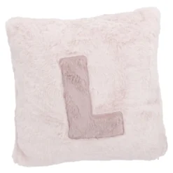 Kissen Buchstabe, L/rosa, 30 x 30 cm