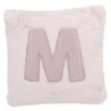 Kissen Buchstabe, M/rosa, 30 x 30 cm