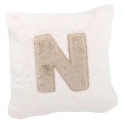 Kissen Buchstabe, N/creme, 30 x 30 cm