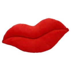 Kissen Lippen, rot, 50 x 25 cm