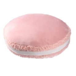 Kissen Macaron, rosa, 40 x 12 cm