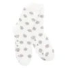 Kuschelsocken Anti-Rutsch, Dots/offwhite/beige