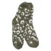 Kuschelsocken Anti-Rutsch, Leo/khaki/offwhite