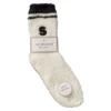 Kuschelsocken Buchstabe, S/schwarz, Gr. 35-42