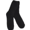 Kuschelsocken Uni, schwarz, One Size
