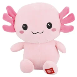 Kuscheltier Axolotl, rosa, 24 cm