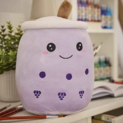 Kuscheltier Bubble Tea, Traube, 25 cm