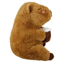 Kuscheltier Capybara, Essen/Bubble-Tea, 40 cm
