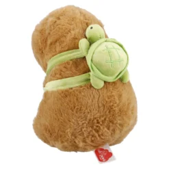 Kuscheltier Capybara mit Accessoire, Schildkröte, 22 cm