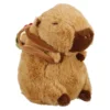 Kuscheltier Capybara mit Accessoire, Burger, 22 cm