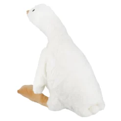 Kuscheltier Gans, liegend/weiß, 80 cm