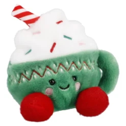 Kuscheltier Gesicht/Xmas, Candace Hot Cocoa, 12 cm