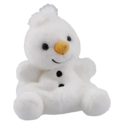 Kuscheltier Gesicht/Xmas, Schneemann, 12 cm