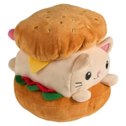 Kuscheltier Katze in Burger, 20 cm