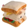 Kuscheltier Katze in Toast, 20 cm