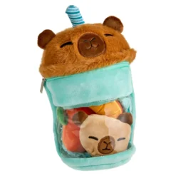 Kuscheltier Tier-Becher, Capybara, 28 cm