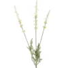 Lavendel, 3 Blüten, weiß, 66 cm