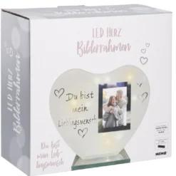 LED-Bilderrahmen Herz, Lieblingsmensch