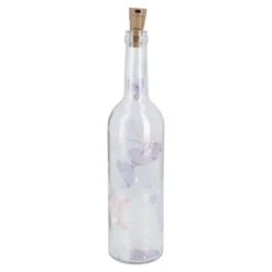 LED-Flasche Frühjahr, Schmetterling, 32 cm